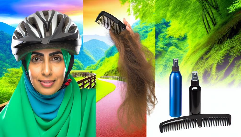 exploring helmet hair phenomenon